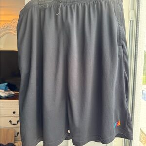 Stylish Black Athletic Skirt with Colorful Detail